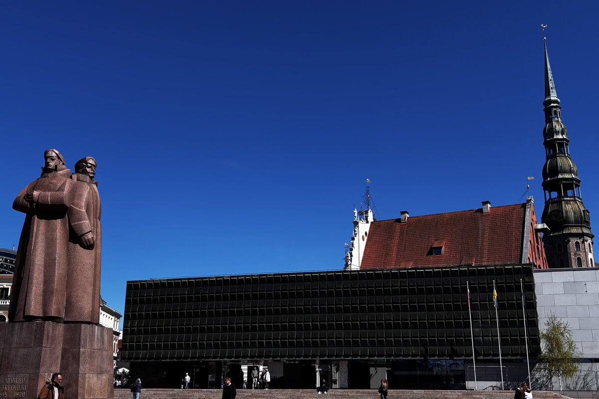 Lettisches Schützendenkmal und Museum der Okkupation Lettlands, Riga.