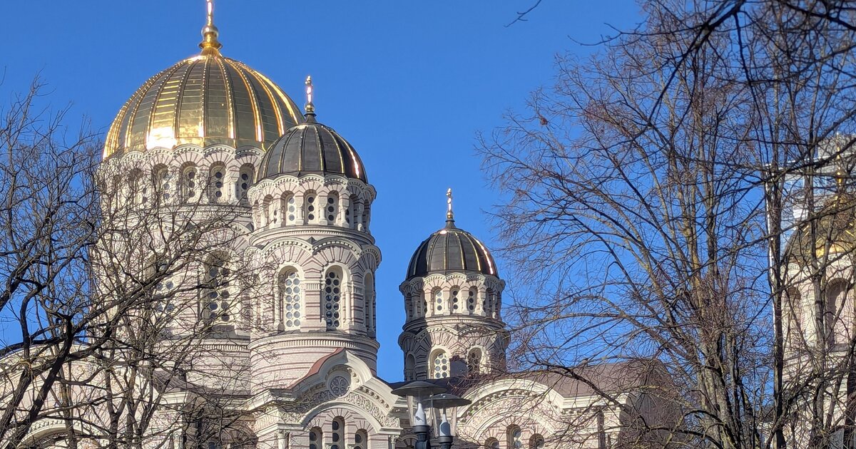 Die Geburts-Christi-Kathedrale, Riga — Lettlands größte orthodoxe Kirche.