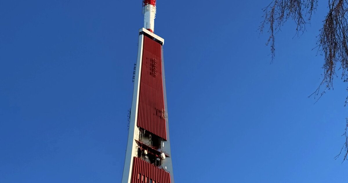 Rigas 368,5 m hoher Fernsehturm — das höchste freistehende Bauwerk der EU.